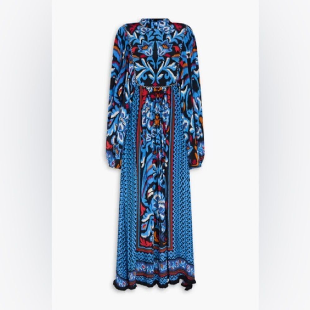 Farm Rio Toucans Scarf Print Maxi Dress - Size Medium